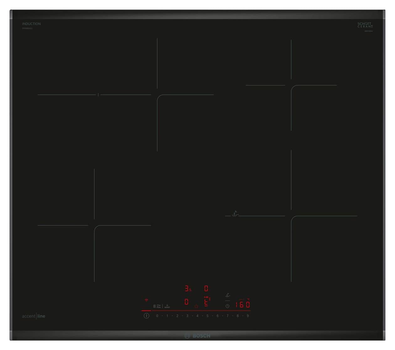 Serie 6 PIF695HC1E autarkes 60 cm Induktionskochfeld 4 Kochzonen 