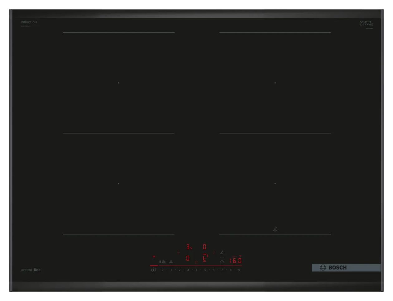 Serie 6 PVQ795HC1E autarkes 70 cm Induktionskochfeld 4 Kochzonen 