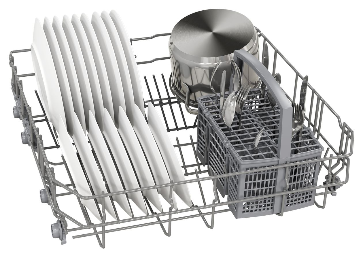 Serie 4 SBV4EU800E 45 cm Geschirrspüler vollintegriert (ohne Front) leise 10 Maßgedecke aquaStop Funktion Heat exchanger/Drying assistant 