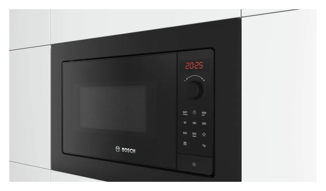 Serie 2 BFL623MB4 Einbau-Mikrowelle 800 W Größe: klein 5 Stufen (Schwarz) 