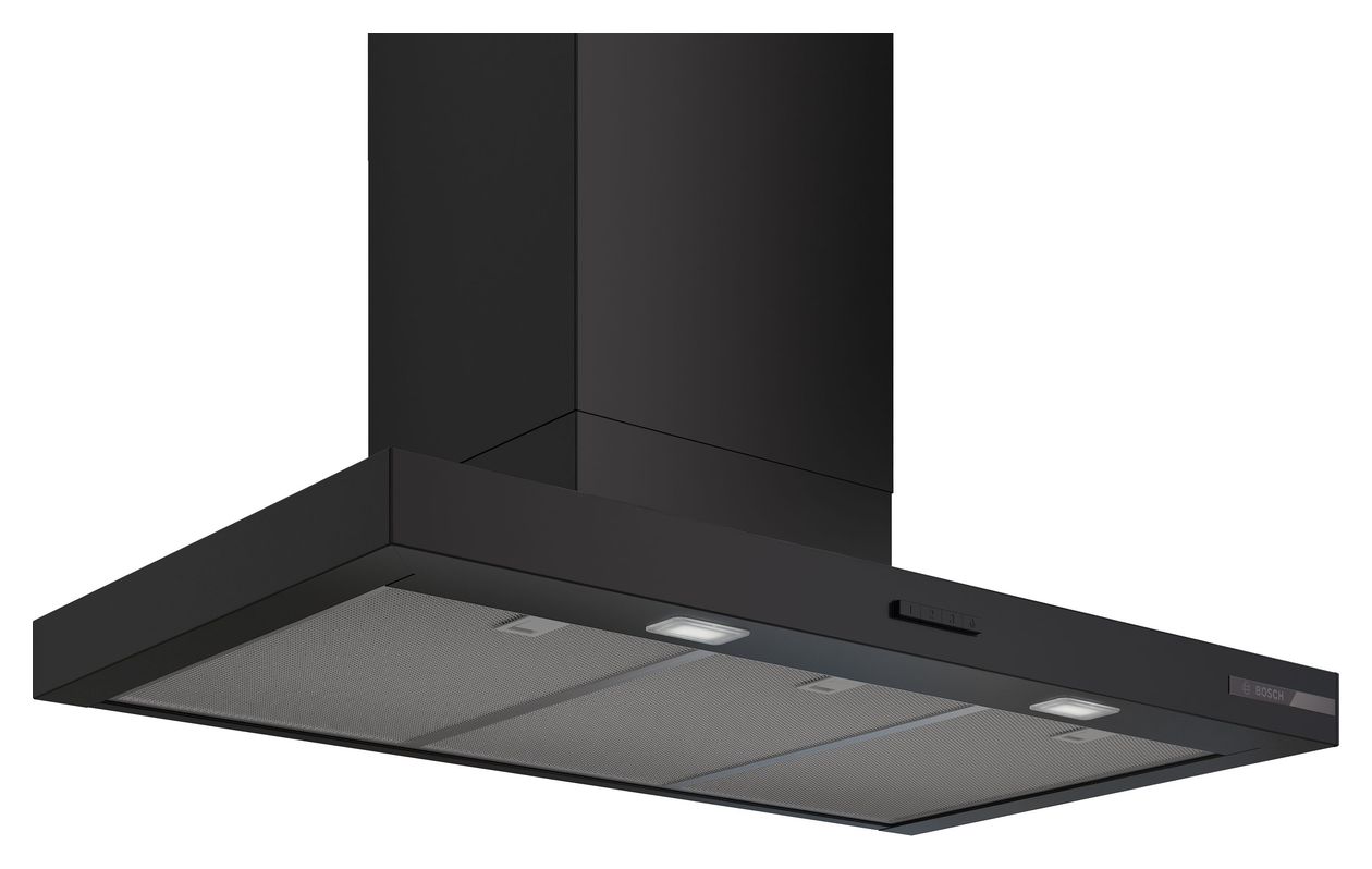 Serie 2 DWB93BC60 Abluft/Umluft Dunstabzugshaube/Esse Wand 90 cm (Schwarz) 