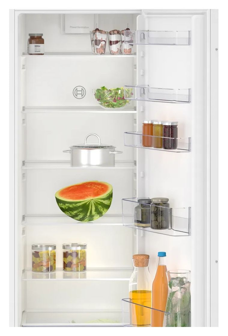 Serie 2 KIR81NSE0 Schlepptür 310 l 177,5 cm Einbaukühlschrank EEK: E 114 kWh Jahr 