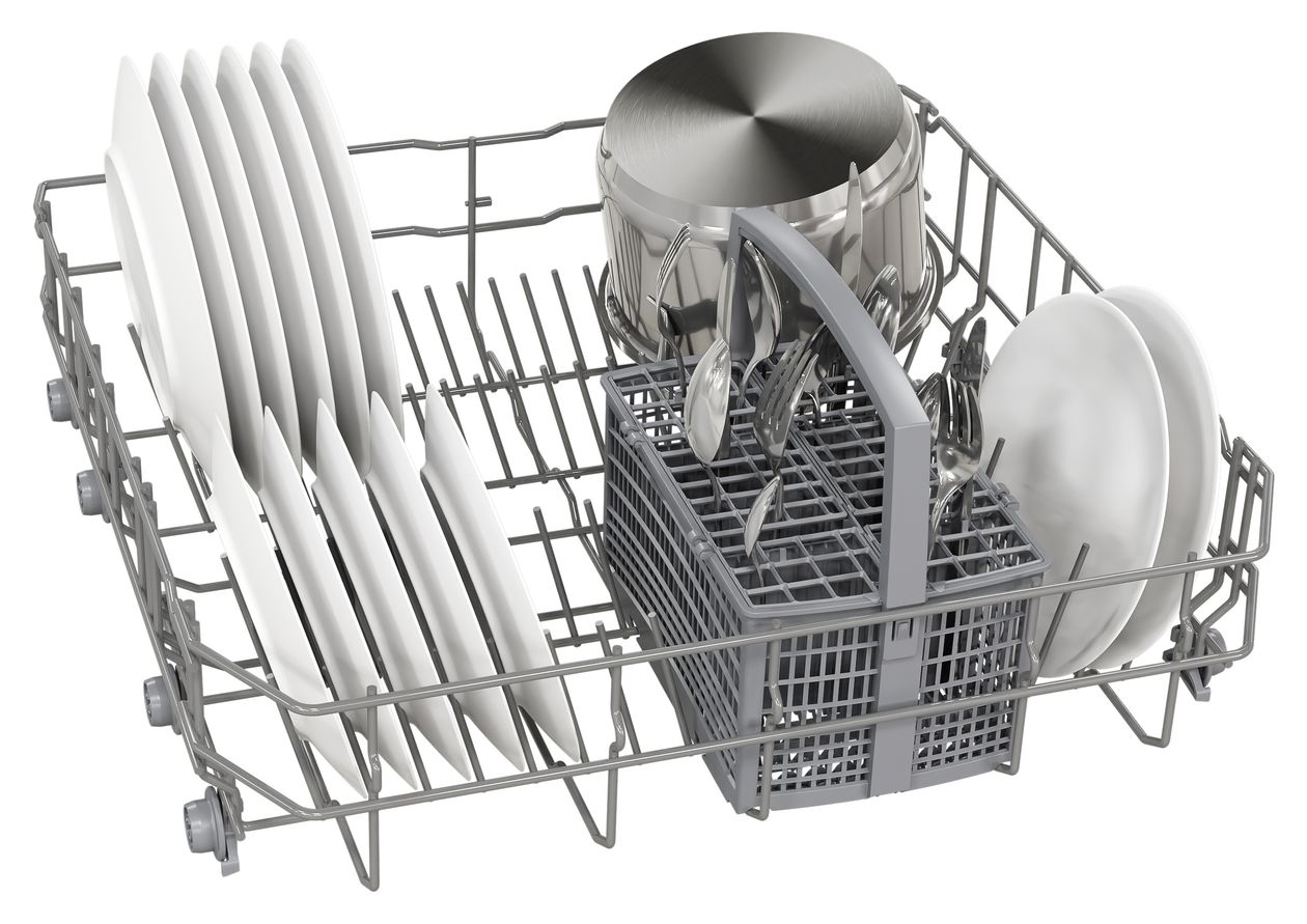 Serie 2 SMV2HTX08E 60 cm Geschirrspüler vollintegriert (ohne Front) Leise 13 Maßgedecke aquaStop Funktion Wärmetauscher 