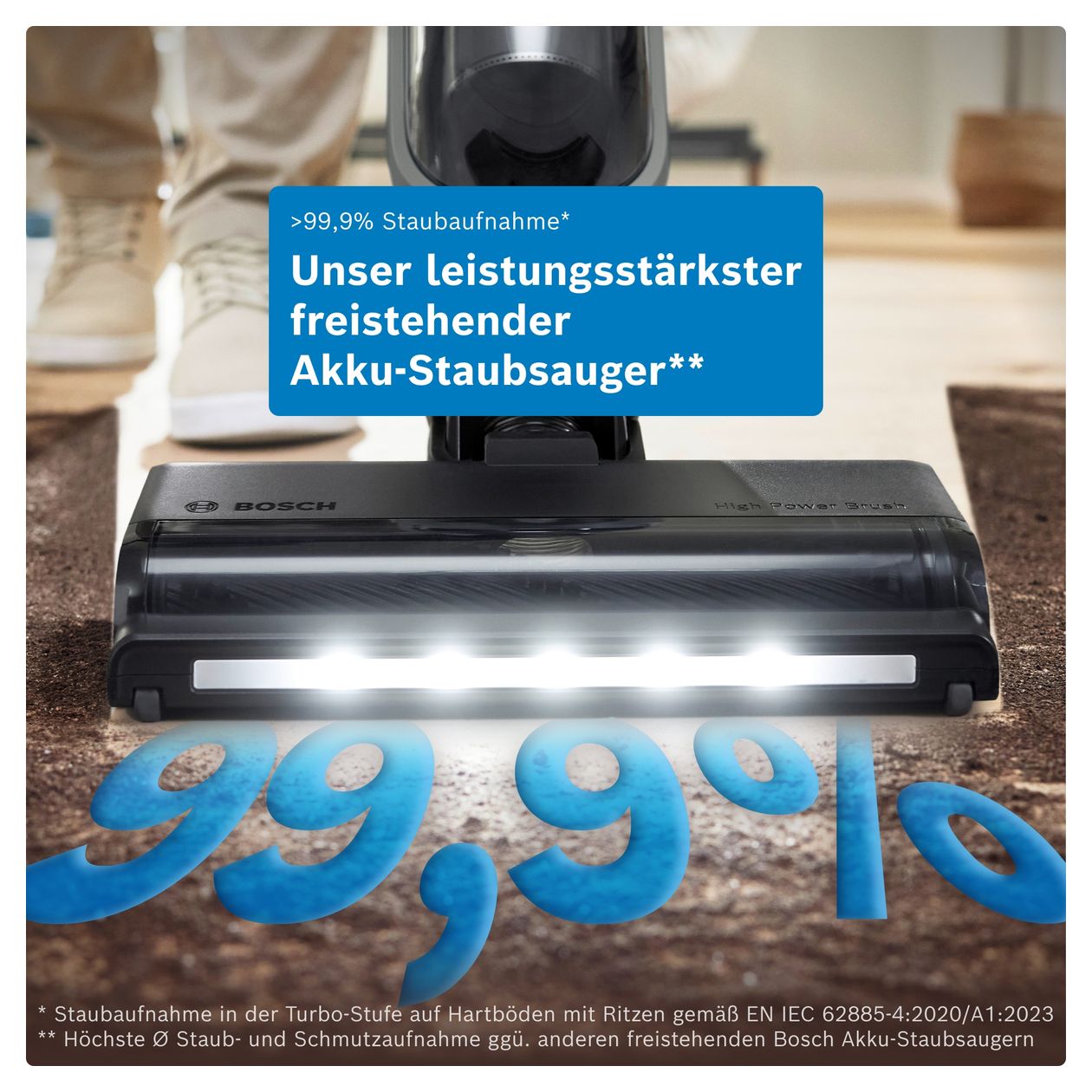 Serie 4 BHH4GN28 Handstaubsauger bis 60 min Laufzeit 25,2 V  (Grau) 