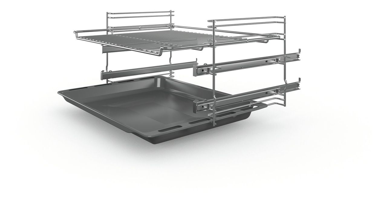Serie 4 HKR39C250 Freistehender Herd Elektro normal Variabler Doppelgrill 7 Beheizungsarten mit Glaskeramik Kochfeld 
