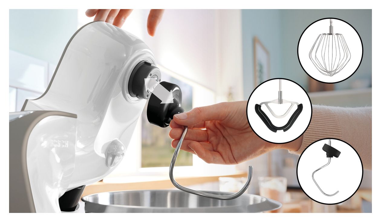 Serie 4 MUM5XL74 1000 W Küchenmaschine 3,9 l mit Waage  (Weiß) 