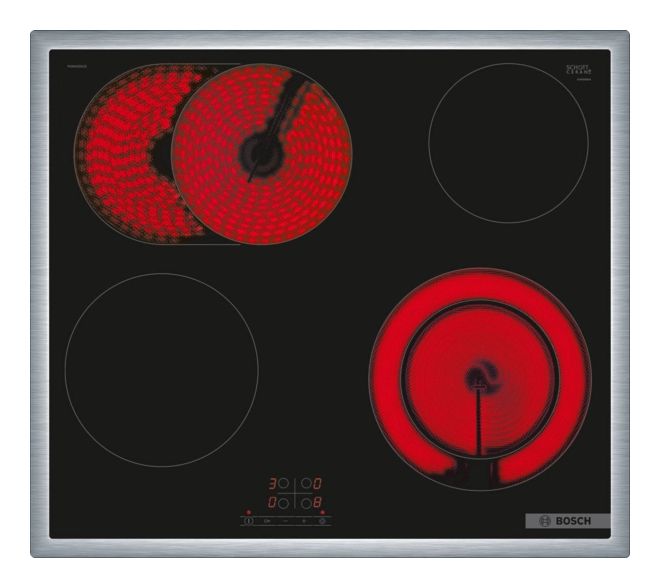 Serie 4 PKN645BA2E autarkes 60 cm Glaskeramik Kochfeld/Herdplatte 4 Zone(n) 