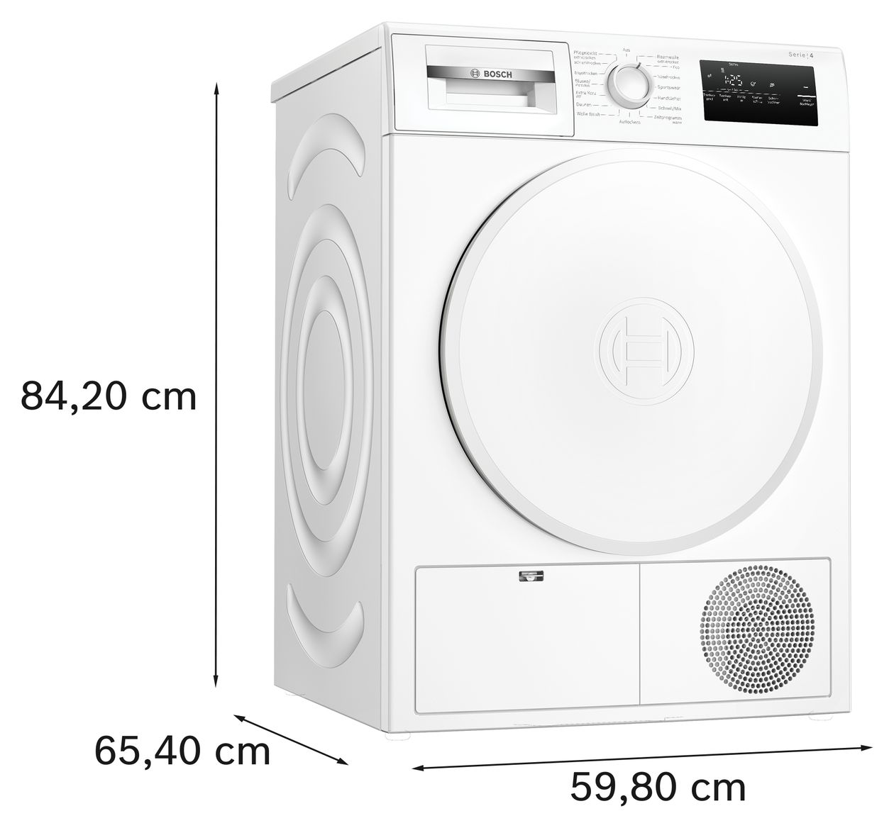 Serie 4 WTH83004 Kondensations Trockner Frontlader 