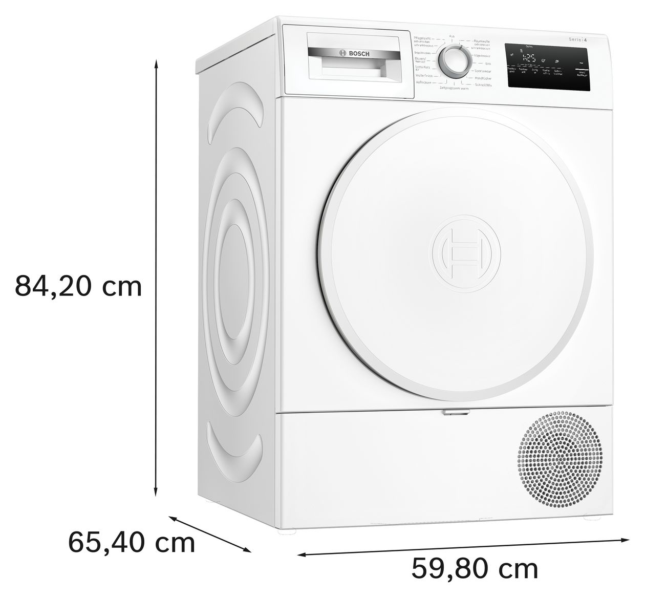 Serie 4 WTH83V04 Kondensations Trockner Frontlader 