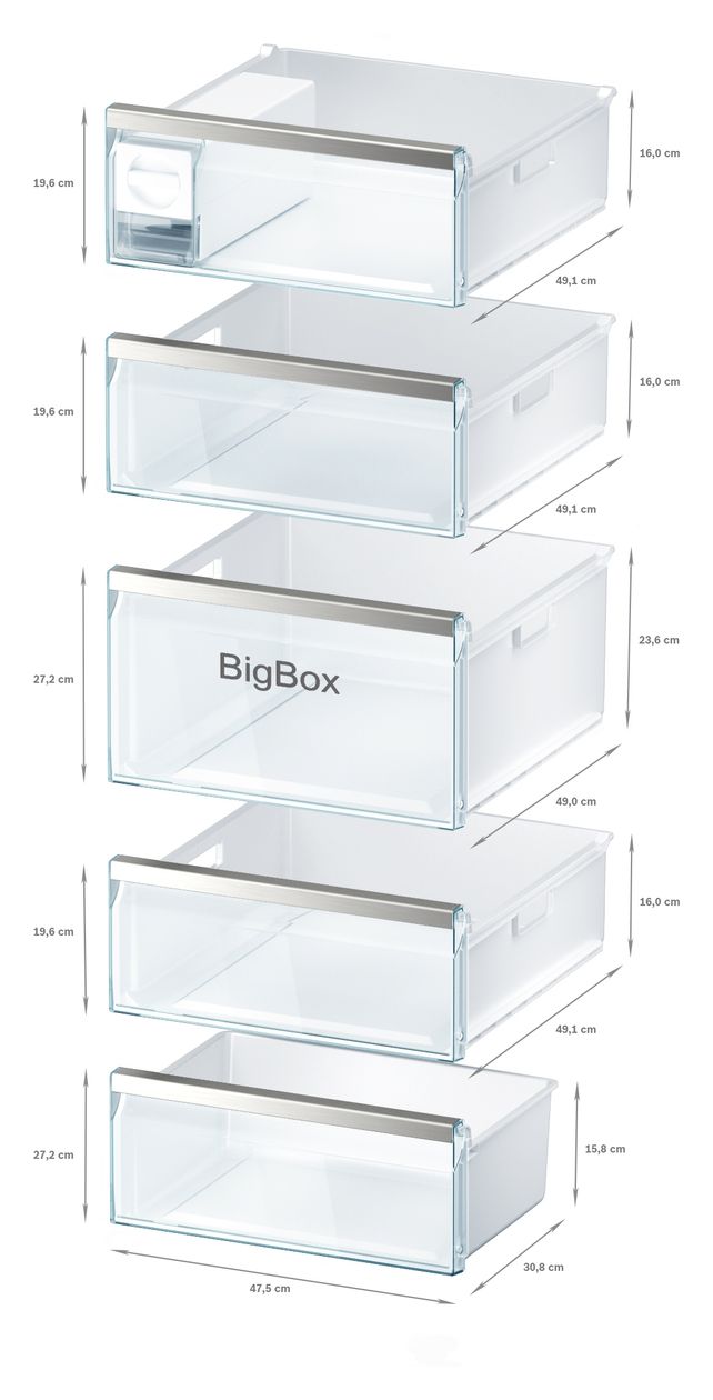 Serie 6 GSN54AWDV 328 l Gefrierschrank 212 kWh Jahr NoFrost  (Weiß) 