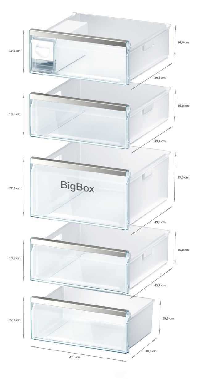 Serie 6 GSN58AWDV 366 l Gefrierschrank 222 kWh Jahr NoFrost  (Weiß) 