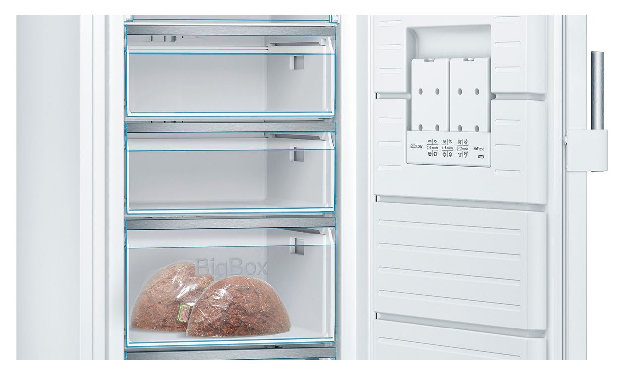 Serie 6 GSN58EWDV 366 l Gefrierschrank 222 kWh Jahr NoFrost  (Weiß) 