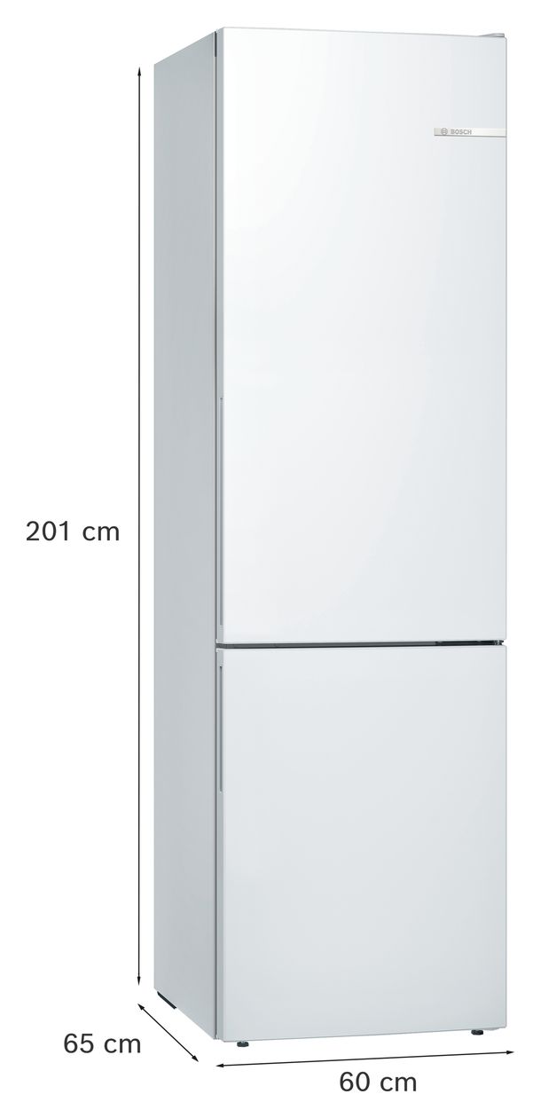 Serie 6 KGE39AWCA 249 l / 94 l Kühl-Gefrierkombi freistehend 149 kWh Jahr  (Weiß) 
