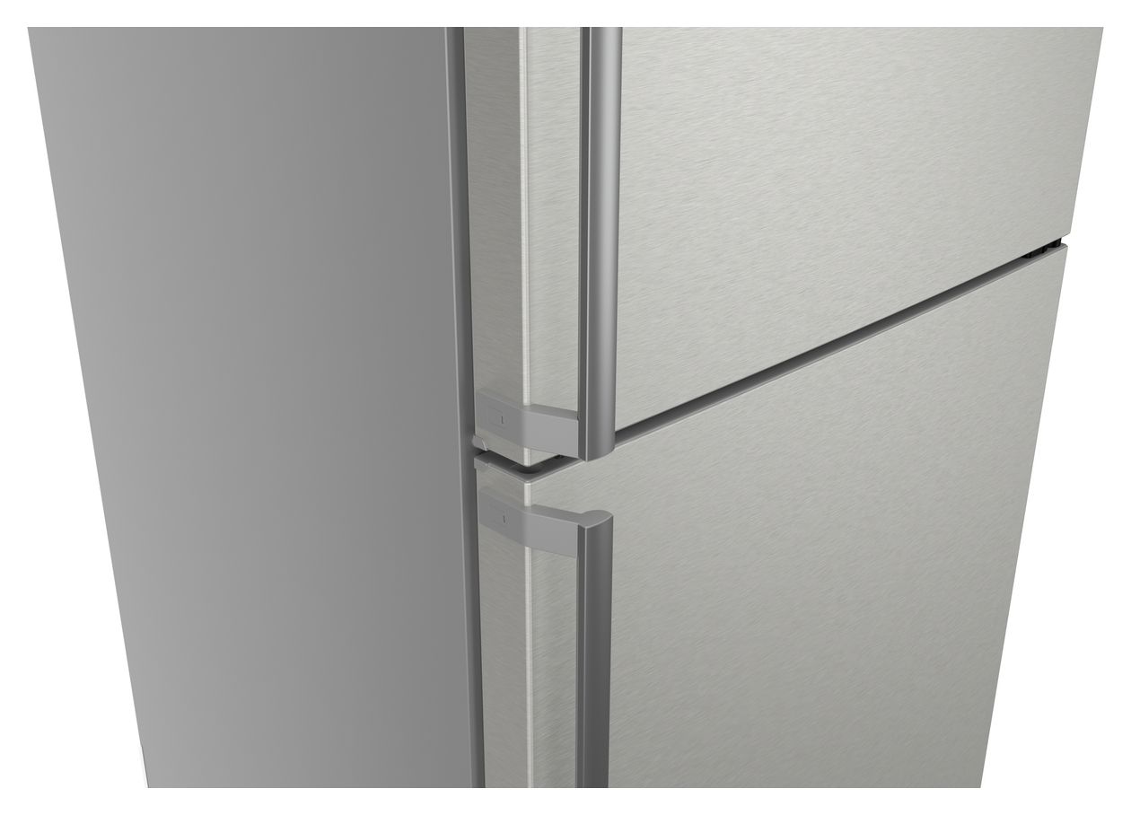 Serie 6 KGN49AIBT 311 l / 129 l Kühl-Gefrierkombi freistehend NoFrost 142 kWh Jahr  (Edelstahl) 