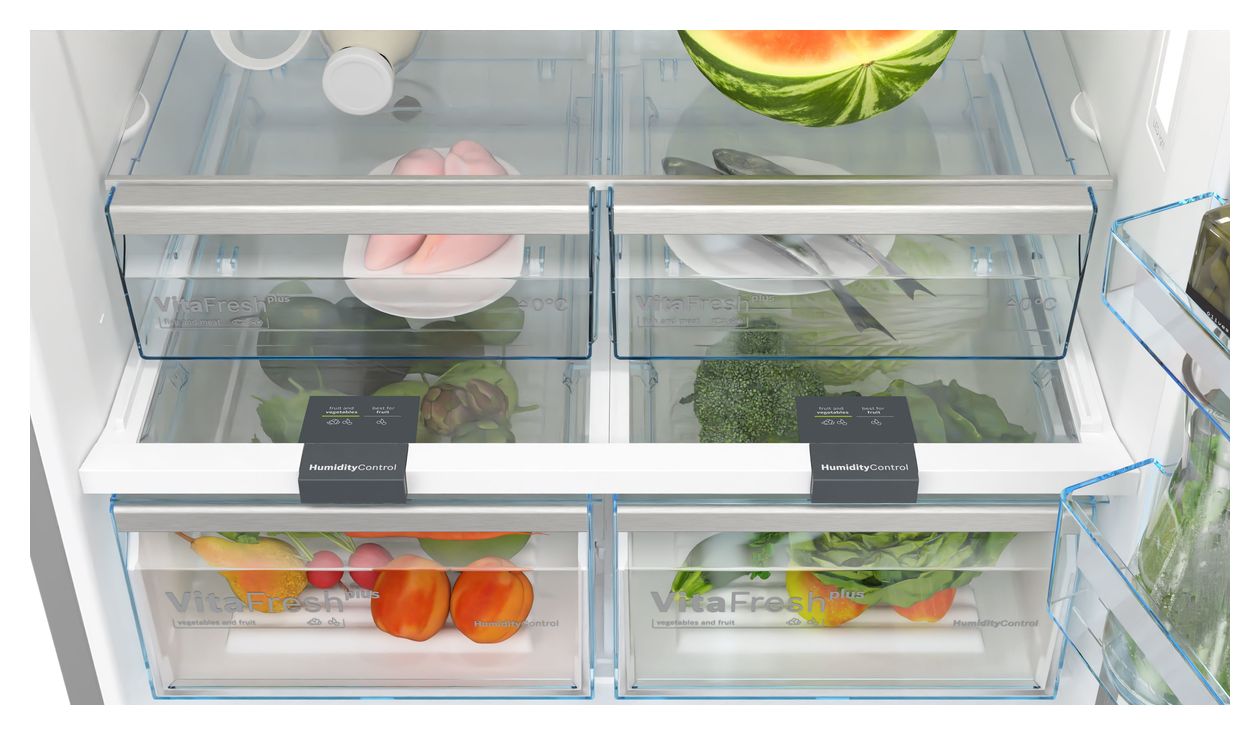 Serie 6 KGN86AIDR 479 l / 152 l Kühl-Gefrierkombi freistehend NoFrost 246 kWh Jahr  (Edelstahl) 