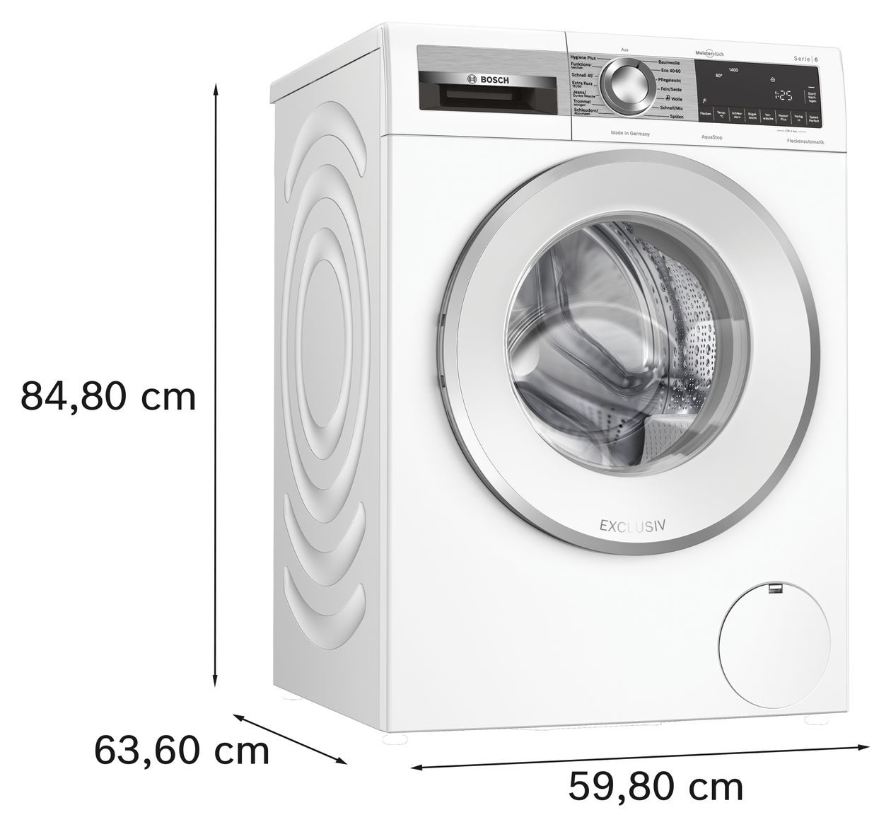 Serie 6 WGG244190 9 kg Frontlader Waschmaschine 1400 U/min AutoClean 