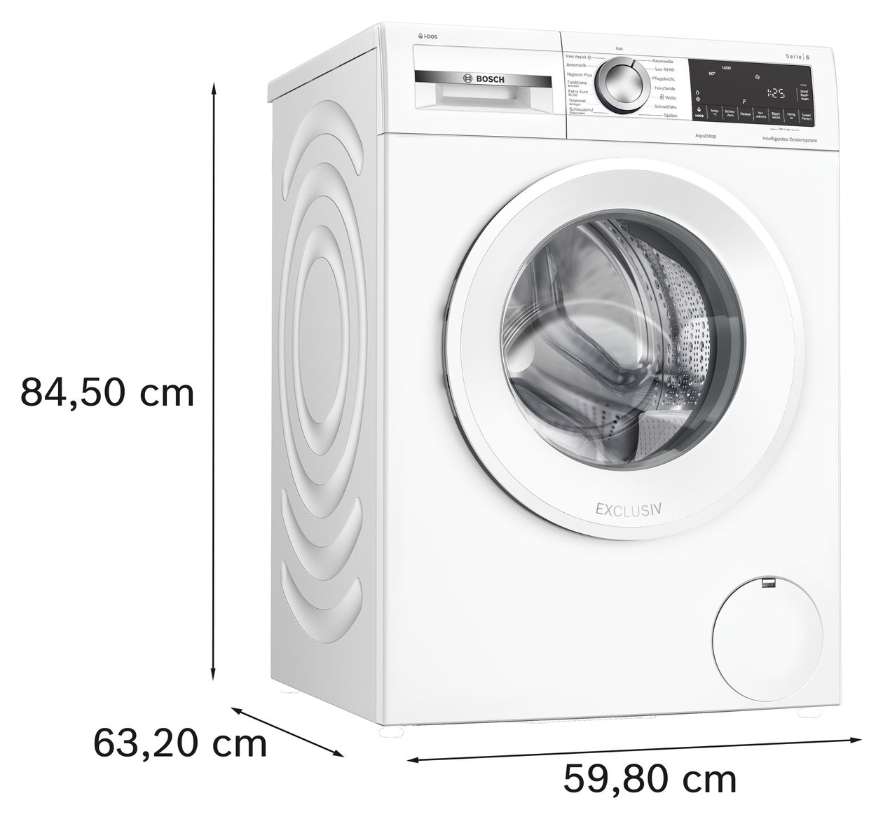 Serie 6 WGG244F90 9 kg Frontlader Waschmaschine 1400 U/min aquaStop Funktion 