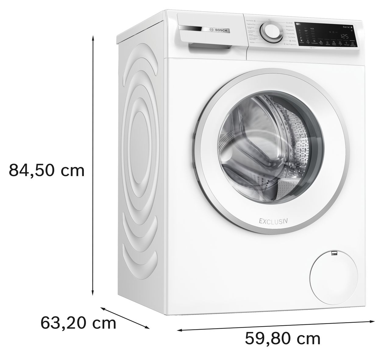 Serie 6 WGJ24409 9 kg Frontlader Waschmaschine 1400 U/min aquaStop Funktion 