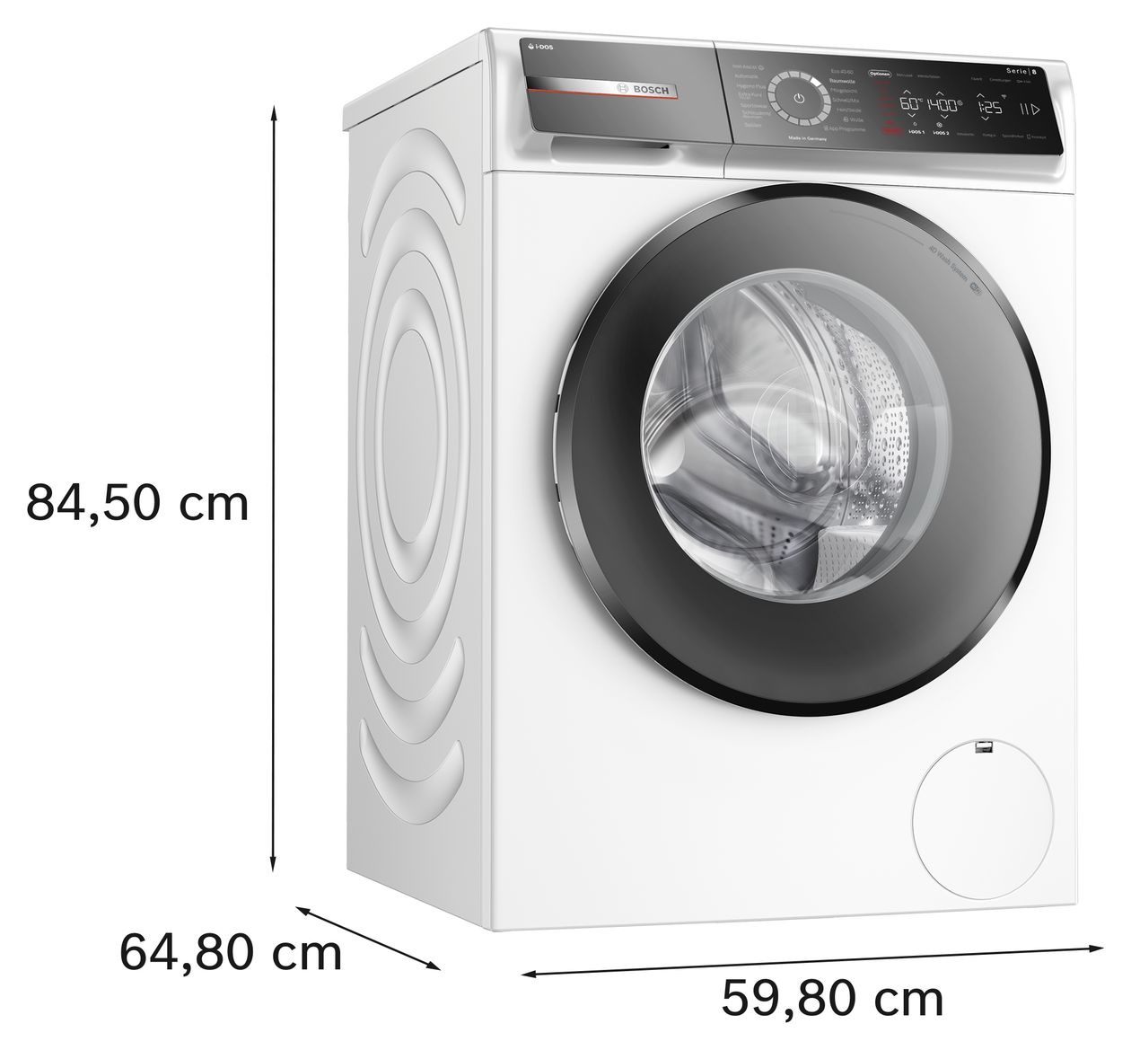 Serie 8 WGB244A40 9 kg Frontlader Waschmaschine 1400 U/min aquaStop Funktion 
