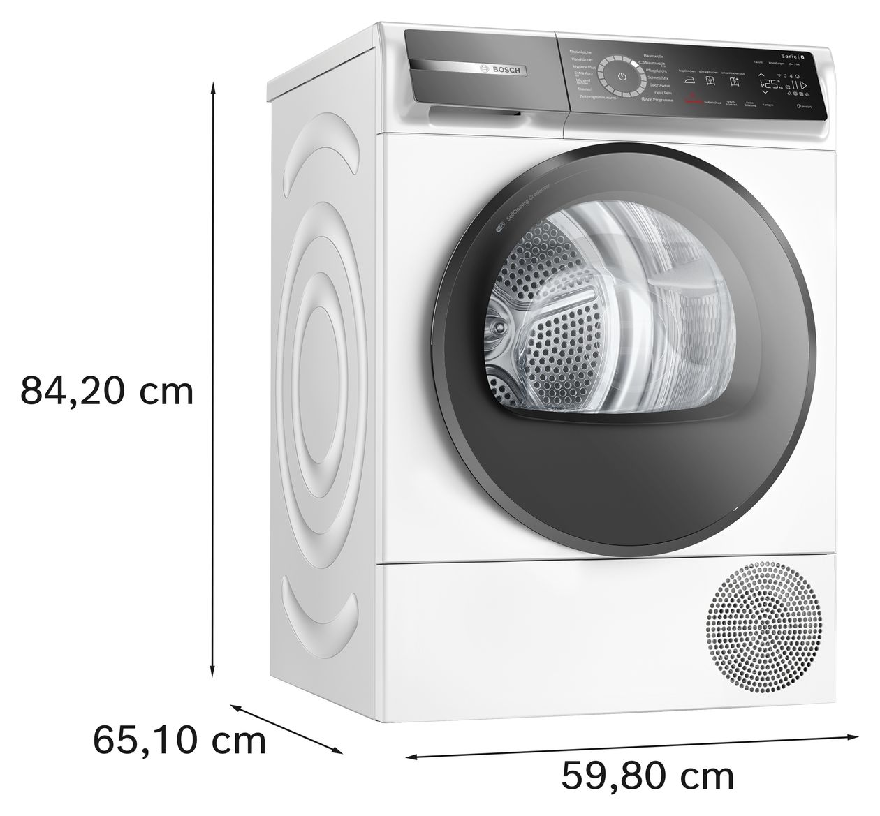 Serie 8 WQB245B40 Wärmepumpen Trockner Frontlader AutoClean 
