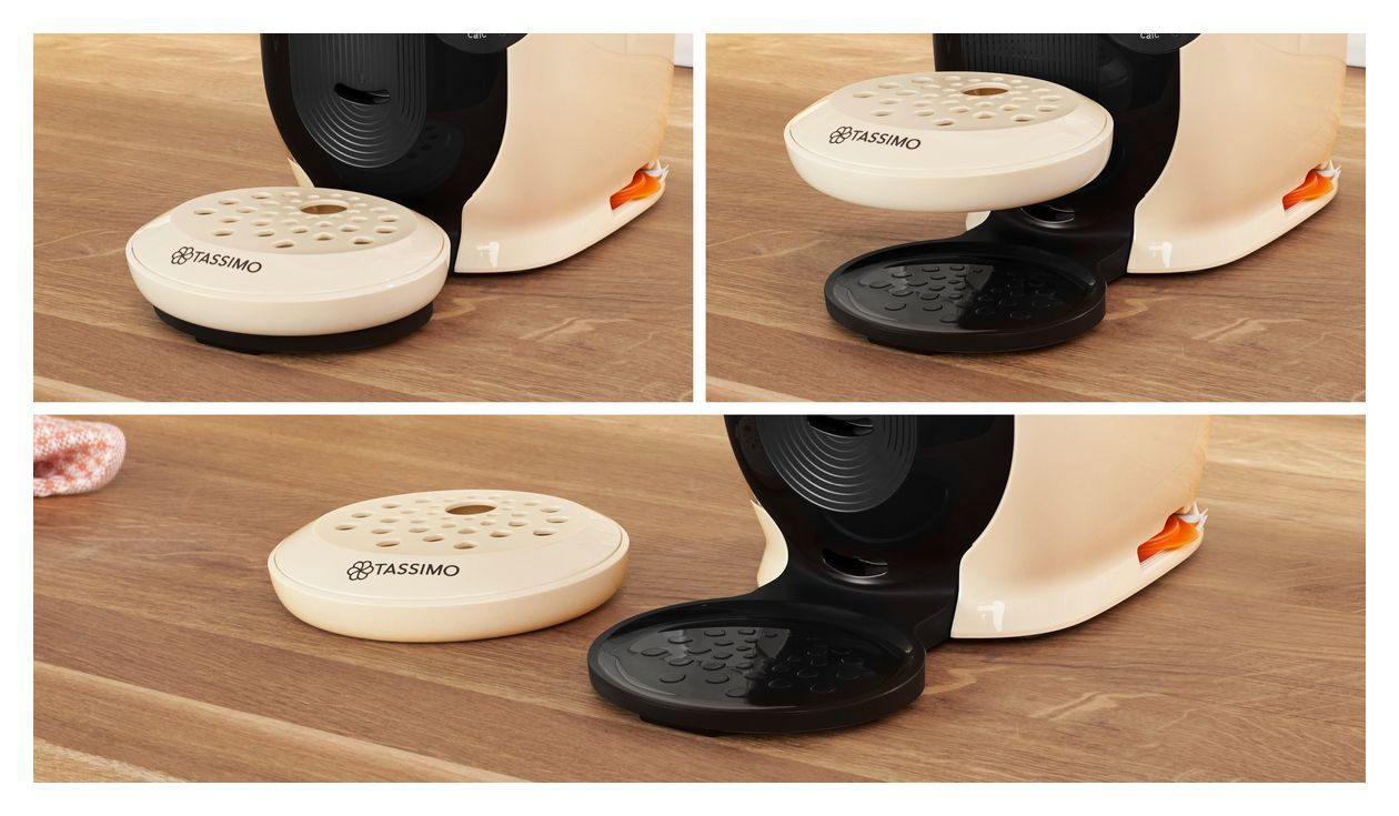TAS112E Tassimo Style friendly Kaffeekapsel Maschine  (Cremefarben) 