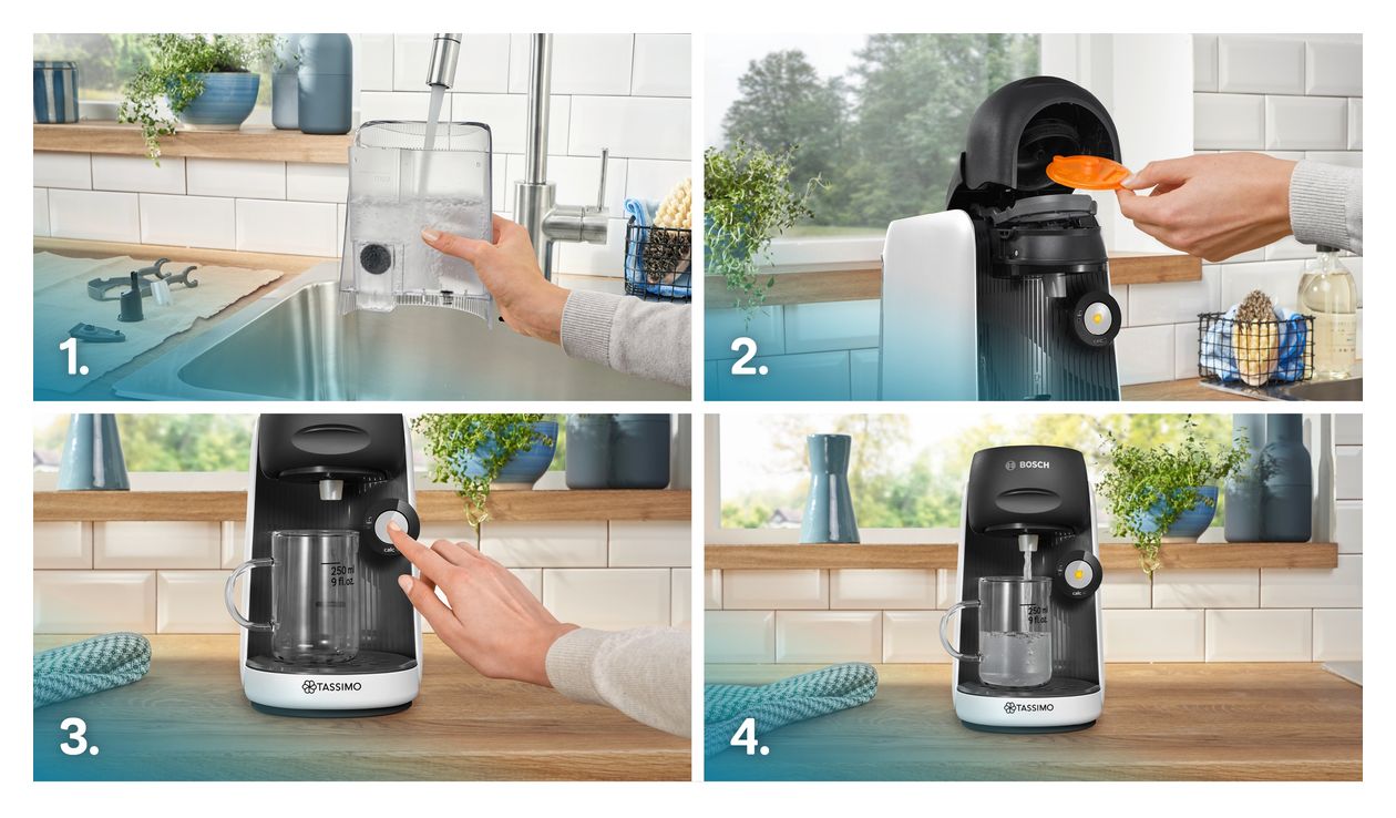 TAS1640 Tassimo Finesse Classic Kaffeekapsel Maschine  (Schwarz, Weiß) 