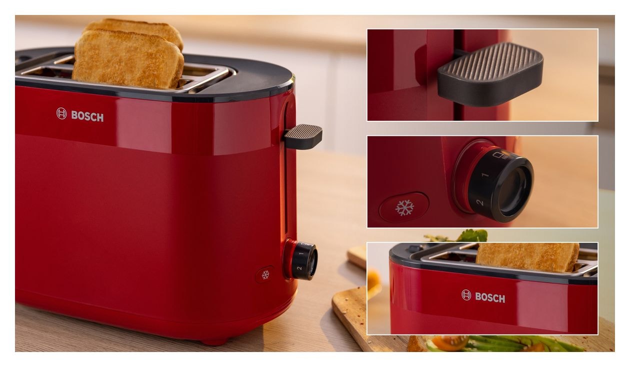 TAT2M124 MyMoment Toaster 950 W 2 Scheibe(n) 6 Stufen  (Rot) 