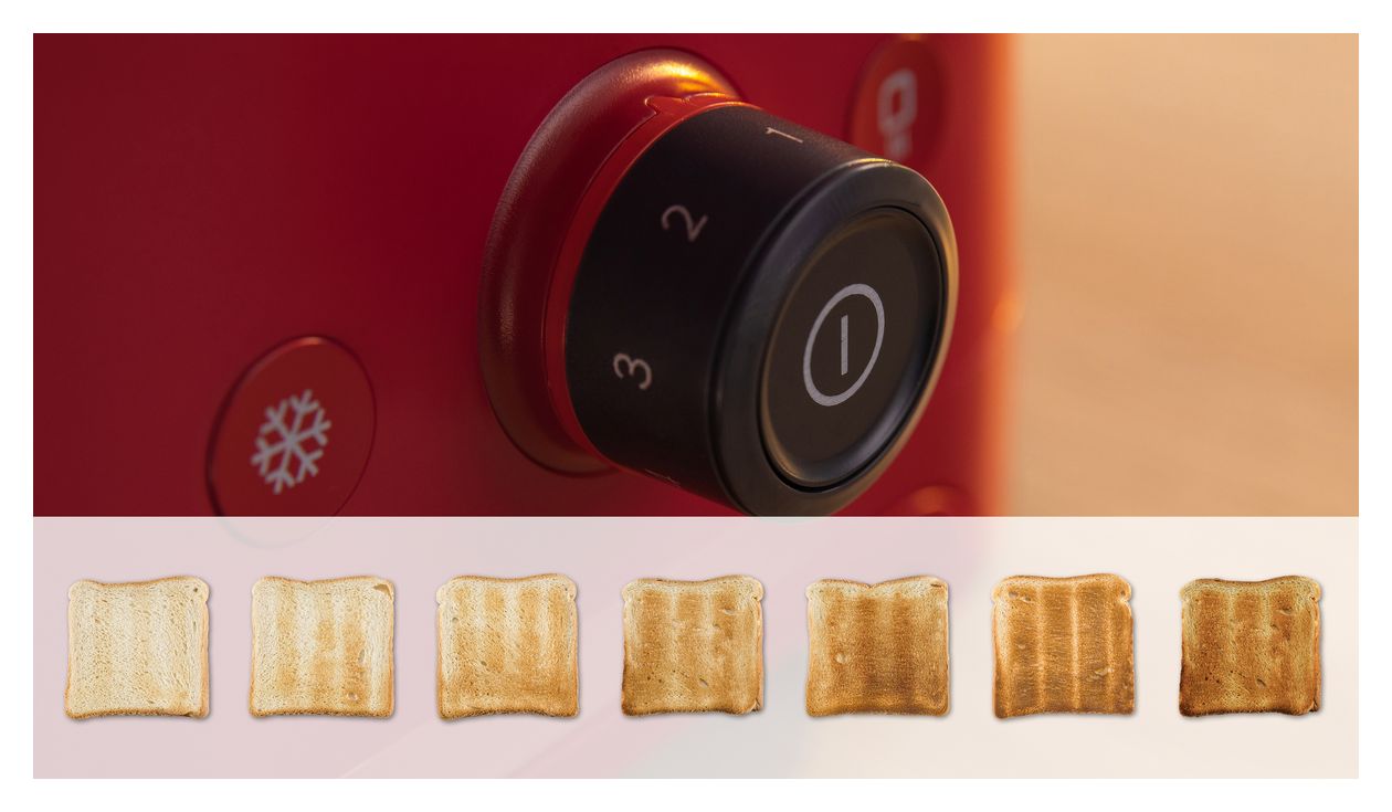 TAT3M124 MyMoment Toaster 950 W 2 Scheibe(n)  (Rot) 