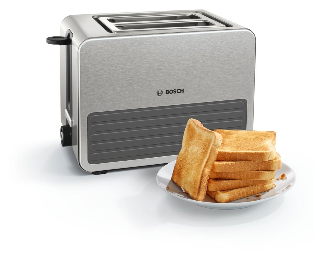 TAT7S25 CompactClass Toaster 1050 W 2 Scheibe(n)  (Schwarz, Grau) 