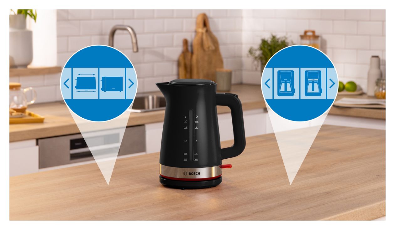 TWK4M223 MyMoment 1,7 l Wasserkocher 2400 W  (Schwarz) 
