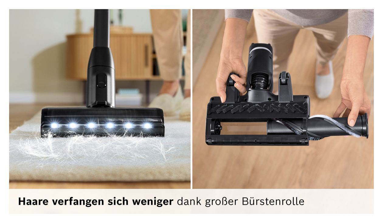 Unlimited 10 BKS1041BM Handstaubsauger Beutellos bis 80 min Laufzeit 18 V HEPA  (Schwarz) 