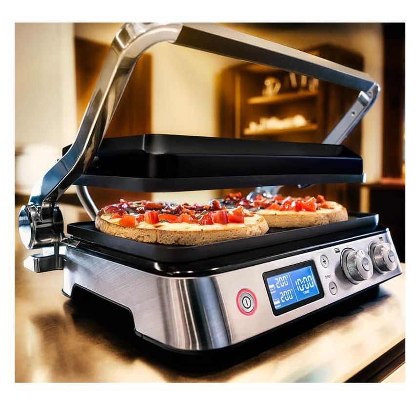 CG9040 Multigrill 9 2000 W mit 370 x 230 mm Fläche  (Schwarz, Edelstahl) 