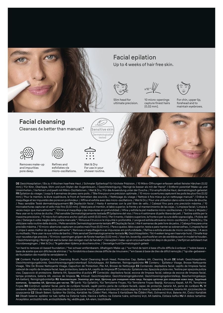 Gesichtsepilierer Face 810 