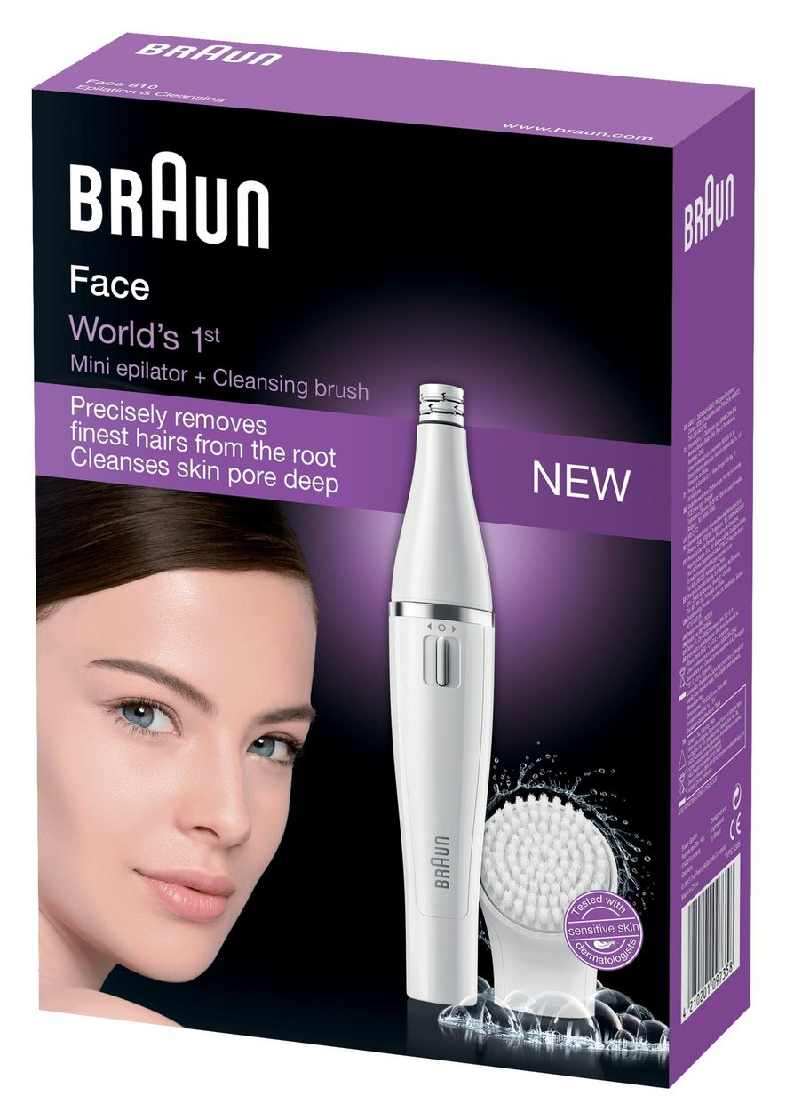 Silk-épil Face 810 Trocken Epilierer/Damenrasierer 