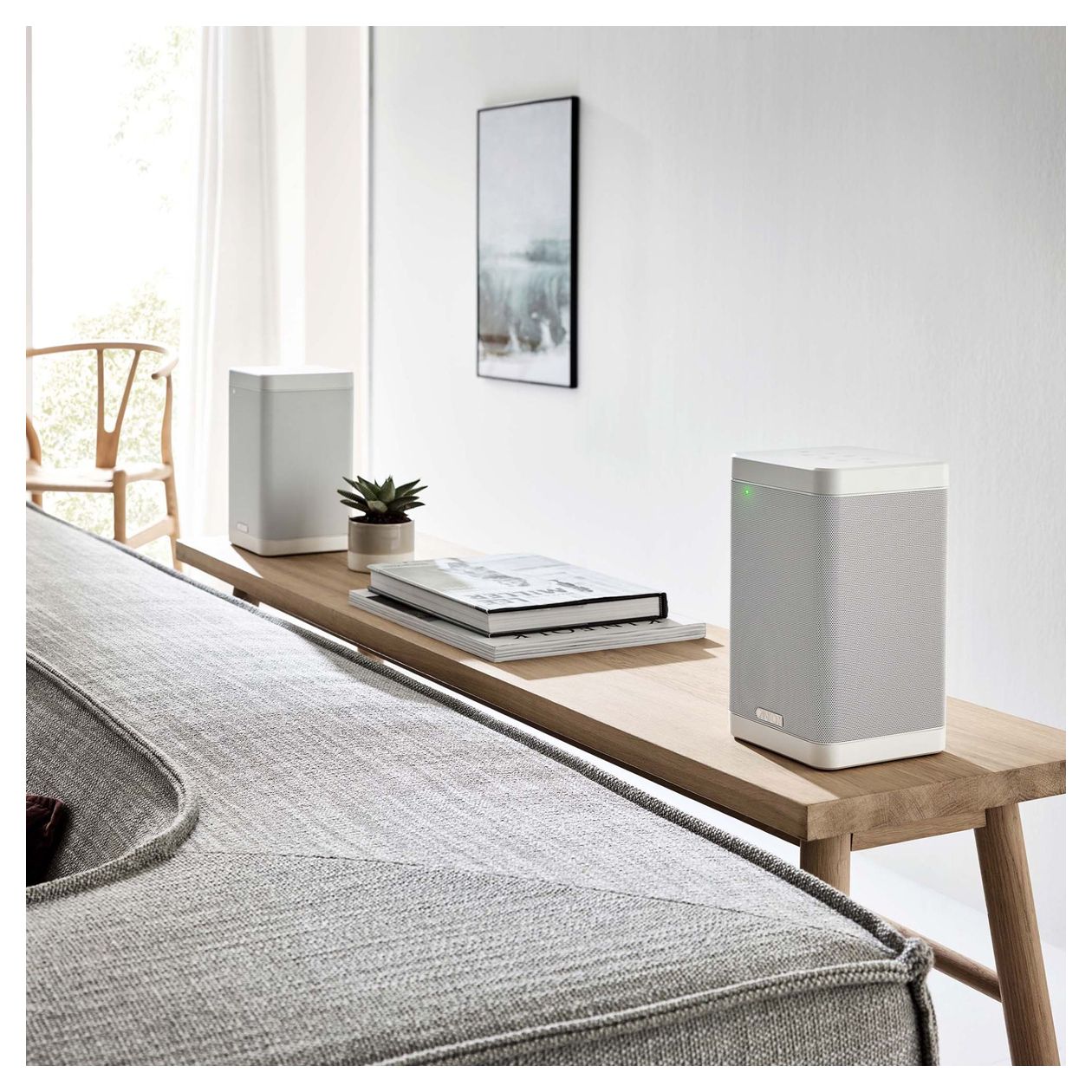 Smart Soundbox 3 S2 120 W Wlan Lautsprecher mit Bluetooth  (Weiß) 