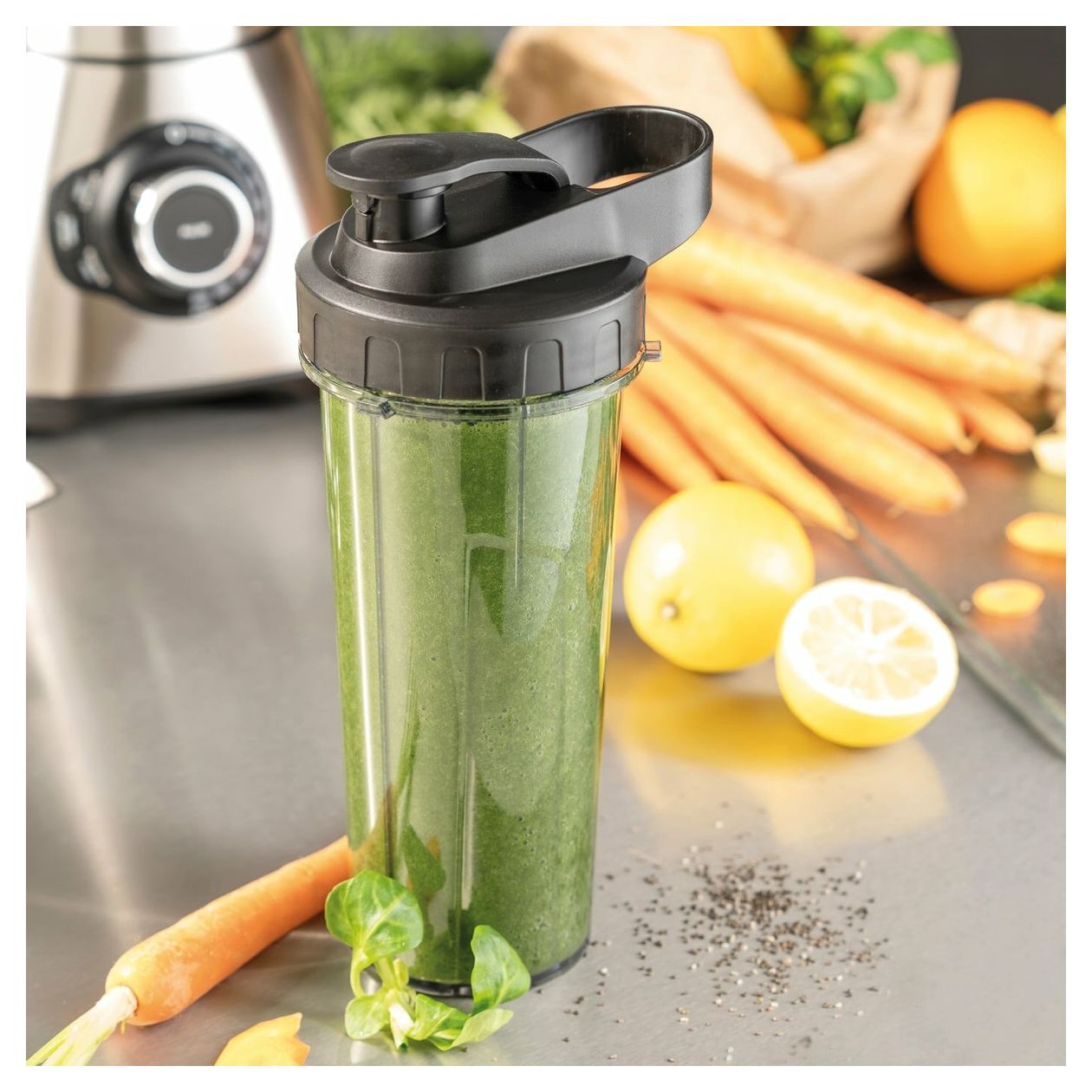 3618 B1800 1,75 l Standmixer 1800 W (Edelstahl, Transparent) 