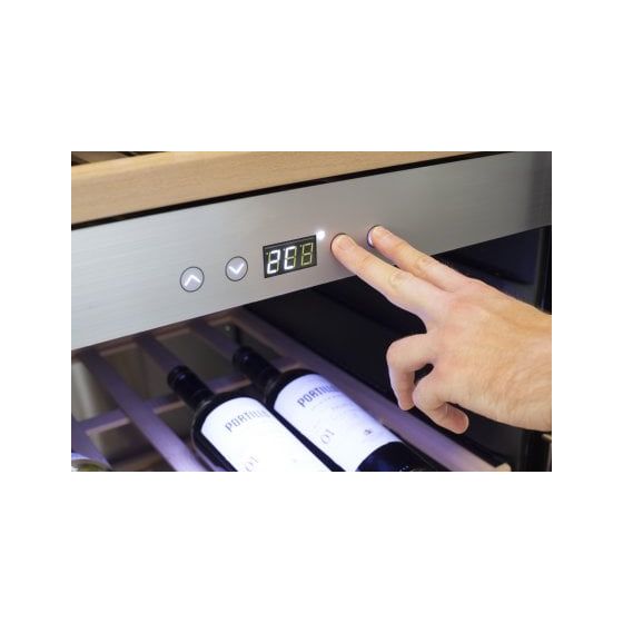 WineComfort 1260 Smart Weinkühler Freistehend EEK: G 2 Zonen 126 Flasche(n) 