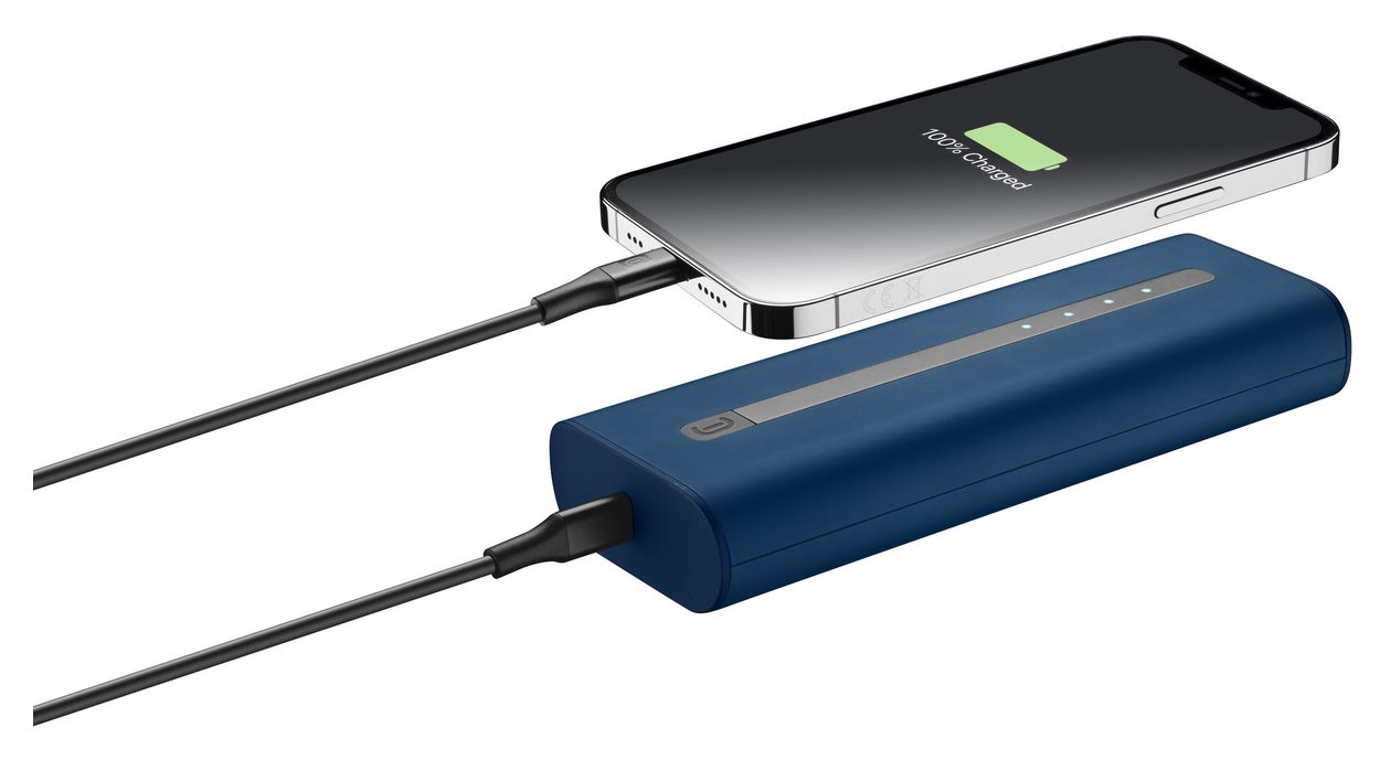 Thunder 20000 mAh Powerbank USB Typ-C  (Blau) 