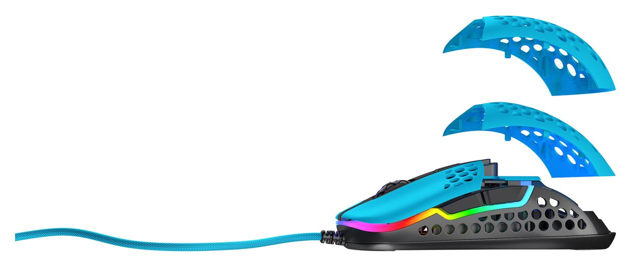 M42 16000 DPI Gaming Maus Optisch  (Blau) 
