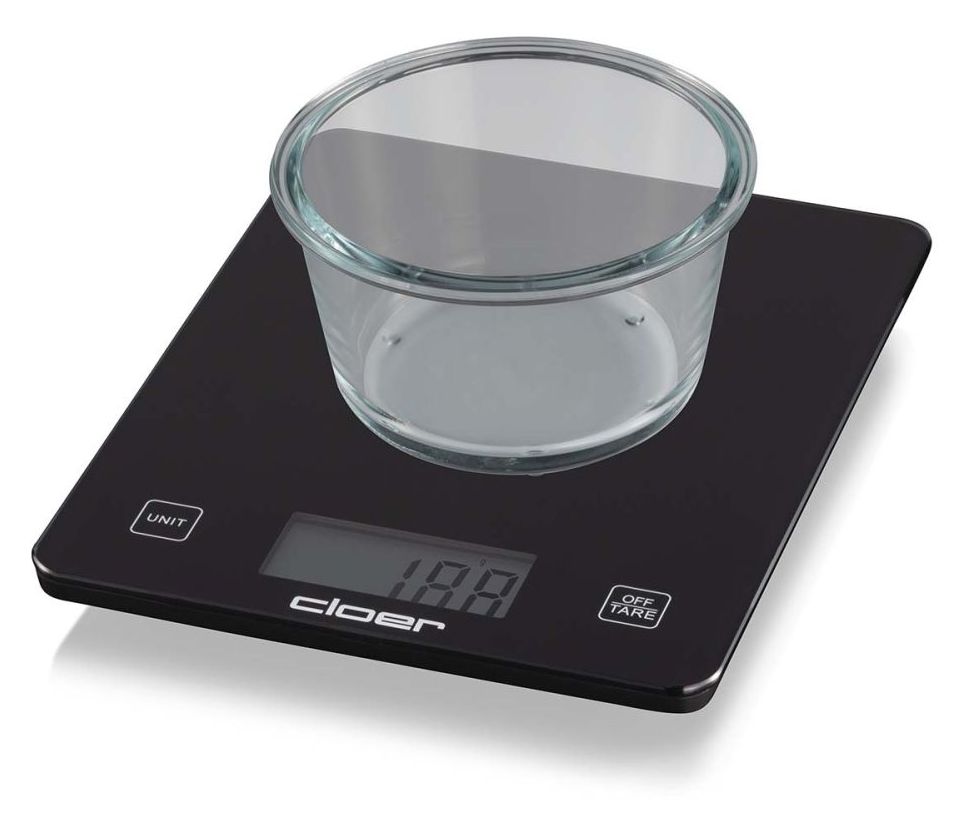 6870 Elektronische Küchenwaage bis 10 kg Genauigkeit 5 g  (Schwarz) 