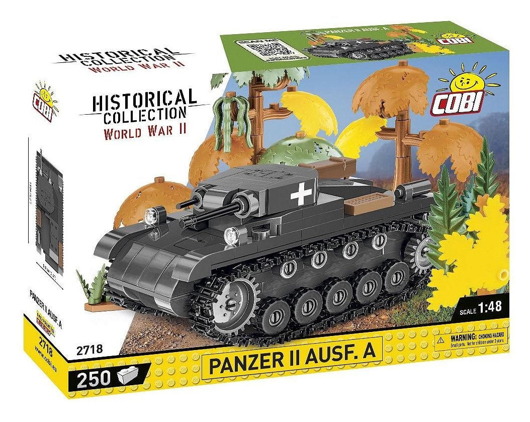 Panzer II Ausf. A Bauset 250 Teile  (Schwarz) 