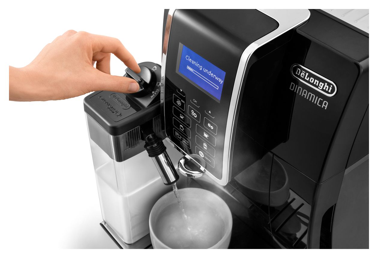 Dinamica ECAM356.57.B Kaffeevollautomat 15 bar 300 g AutoClean  (Schwarz) 