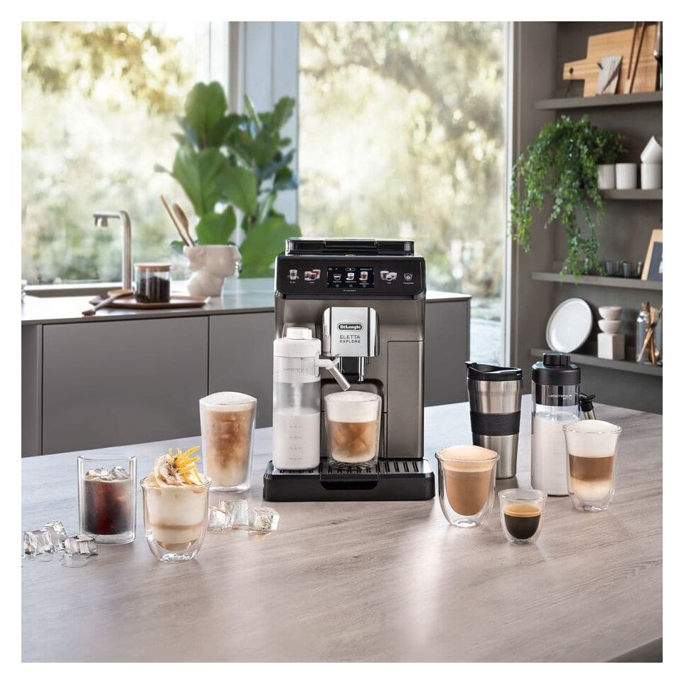 Eletta Explore Cold Brew ECAM450.86.T Kaffeevollautomat 19 bar 1,8 l 300 g AutoClean  (Titan) 