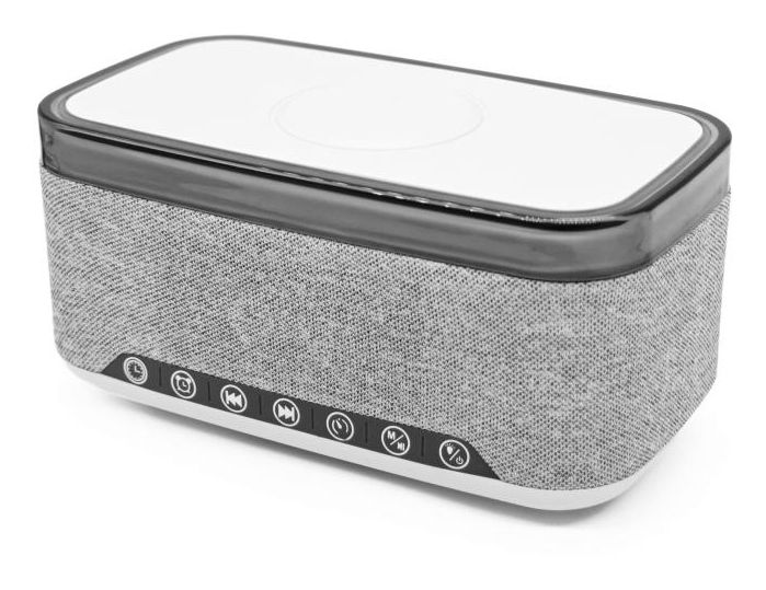 CRQ-225 Bluetooth FM Radio Uhr  (Grau) 