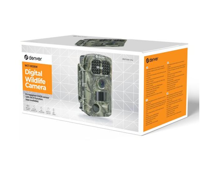 WCT-8026W Wildkamera 3840 x 2160 Pixel IP65 Nachtsicht  (Camouflage) 