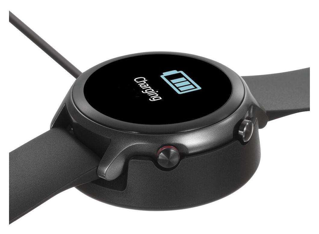 380600 Watch Digital 44 mm Smartwatch Rund IP68  (Schwarz) 