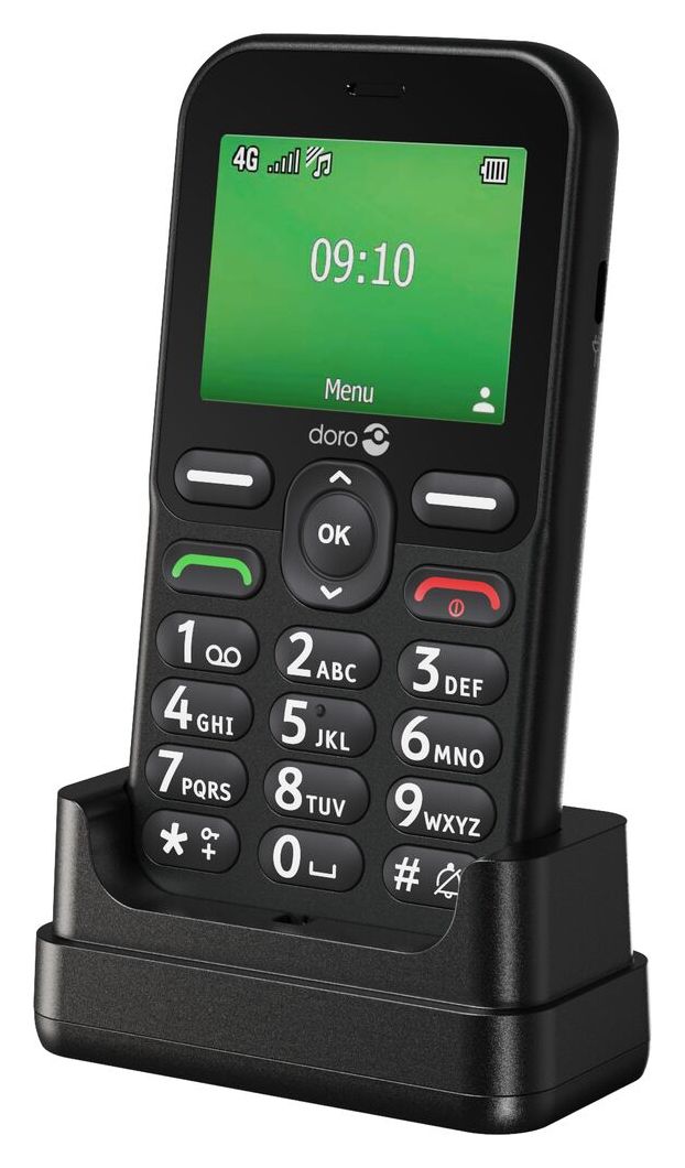 Leva E10 4G Smartphone 6,1 cm (2.4 Zoll 1 GHz 0,3 MP Single SIM  (Schwarz) 