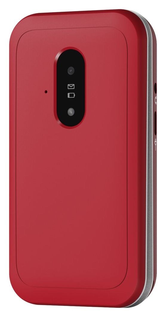 Leva E22 4G Smartphone 7,11 cm (2.8 Zoll) 0,3 MP Single SIM  (Rot, Weiß) 