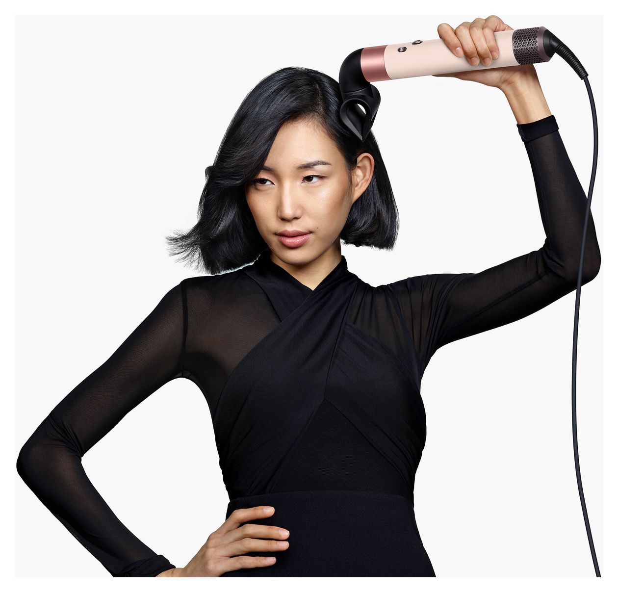 HS08 Airwrap i.d. Straight + Wavy Multistyler 1300 W  (Pink, Roségold) 