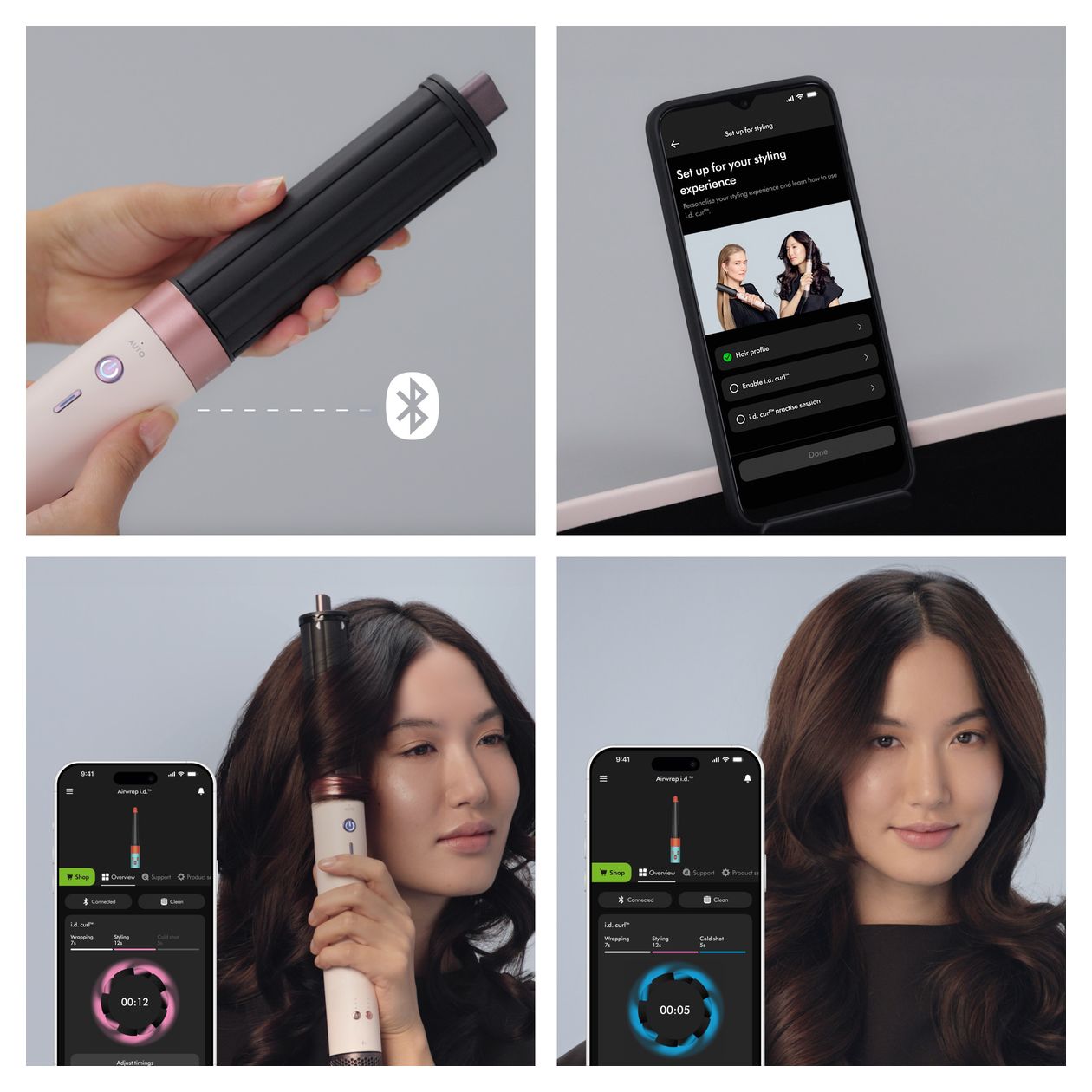 HS09 Airwrap Co-anda 2x Straight + Wavy Multistyler 1700 W  (Kupfer/Pflaume) 